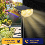 Kyosho Solar Spot Lights Outdoor Warm White, 38 LEDs Solar Landscape Lights - Image 8