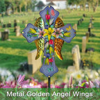 Solar Cross Garden Stake Lights - Image 2