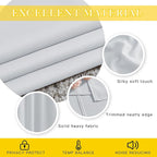 NICETOWN Patio Door Curtain Room Darkening Drapes, Grommet Light & Heat - Image 5