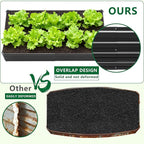 2 Pack 6x3x1FT Galvanized Raised Garden Beds Kit Outdoor Metal Gardening - Image 5