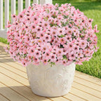 Artificial Flowers for Outdoor Indoor, Silk Flowers No Fade Fake Plastic by LetuoClipsClipsandHooks