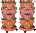 5-Tier Vertical Garden Tower Stackable Planter by Pinky+Family