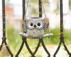 Swing Owl Hanging Planters for Indoor Plants, Cute Small Succulent Pots - Image 3