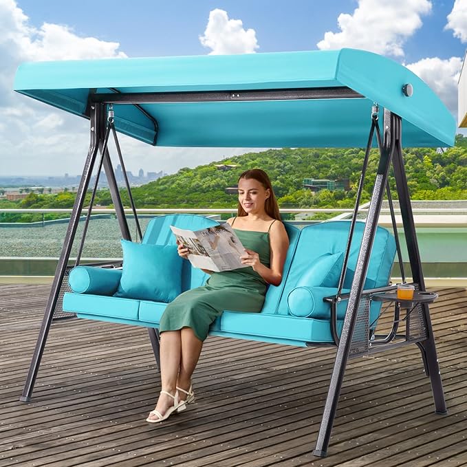 3 in 1 Outdoor Porch Swing by YALISSEY
