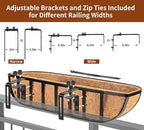 2pcs 30' Planter, Metal Window Box - Image 3