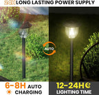AOSEA LED Solar Lights for Outside, Bright 6 Pack Solar Lights Outdoor IP65 - Image 6