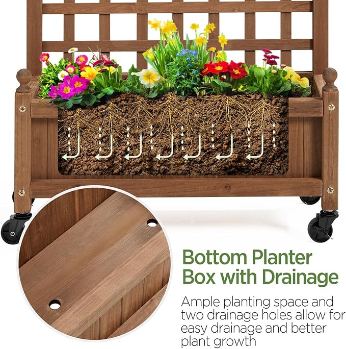 Yaheetech 2pcs 50" H Raised Garden Bed - Image 4