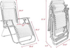 Homall Zero Gravity Chair Adjustable Folding Lawn Lounge Chairs Outdoor Lounge - Image 3