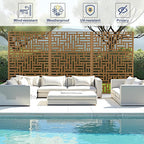 Outdoor Privacy Screen, Freestanding Privacy Fence Panels - Image 3
