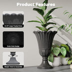 23" Tall Planters for Outdoor Plants Set of 2, Planter - Image 4