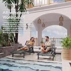 Patio Chaise Lounge Chair, Oversized Lounge Chair Outdoor - Image 7