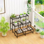 Garden 4 you 3 Tier Split Type Large Metal Plant Stand Stackable, Garden - Image 6