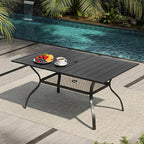 VINGLI 59" Rectangle Patio Table - Image 2