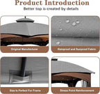 SCOCANOPY Replacement Top for The Lowe's Gazebo Model #GF-12S004B-1 / - Image 5