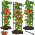 6 Pack Tomato Cages for Garden, 51in*13in Adjustable Tomatoes Plant Stakes by MYMULIKEHOME