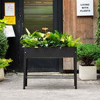 Piksedo Raised Garden Bed, Elevated Planter Metal Plant Box - Image 5
