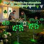 HELESIN St Patricks Day Decorations, 4 Pack St Patricks Day Outdoor Solar Lights - Image 7