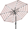 Best Choice Products 10ft Solar Polyester LED Lighted Patio Umbrella w/Tilt by BestChoiceProducts