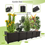Large Planters for Outdoor Plants pots Elevated Garden Boxes Raised Garden Bed - Image 4