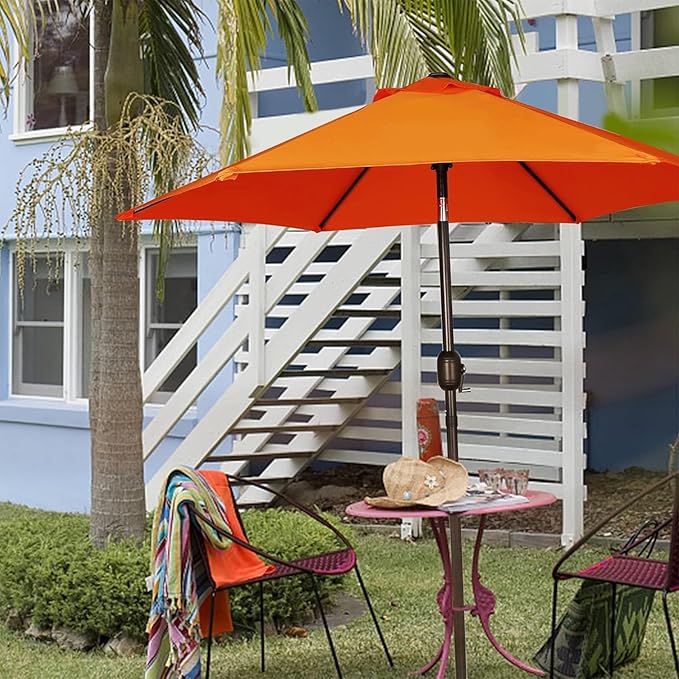 Blissun 7.5 ft Patio Umbrella, Yard Umbrella, Outdoor Market Umbrella - Image 6