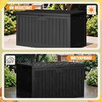 Devoko 240 Gallon Double-Wall Deck Box - Image 4