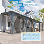 AECOJOY 16' x 8' Gazebo Outdoor Pergola - Image 5