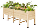 AMERLIFE 7x2 Ft Raised Garden Bed, 16 Inch Depth Featuring Legs, Drainage Holes - Image 9