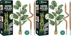 4 Pack 48'' Bendable Moss Pole Monstera Plant Support by K-BRANDS