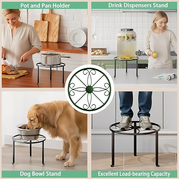 5-Pack Metal Plant Stand Indoor Outdoor Decoration Small Plant Holders - Image 6