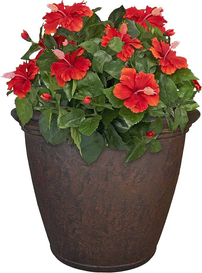 Sunnydaze 24-Inch Anjelica Large Plastic Pot by SunnydazeDecor