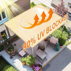 Artpuch 90% Sun Shade Cloth, 8 x 12 FT Pergola Shade Cover Canopy - Image 3