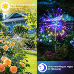 Solar Garden Lights Outdoor Decor: Fireworks Light Waterproof - Image 3
