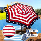 Abba Patio 9FT Lyon Outdoor Patio Umbrella Outdoor Table Umbrella - Image 3