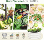 GreatBuddy 2x2x1 ft Round Galvanized Raised Garden Bed, Easy-Assembly Raised Bed - Image 7