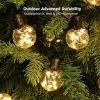 Outdoor String Lights, 25ft 20 LED Bulbs Hanging Patio Lights Dimmable - Image 5