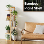 ROSSNY 48 Inch Talll Plant Stand Indoor, 6 Tier 7 Potted Bamboo Plant Stands - Image 5