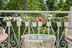 Dahey 10 Pcs Hanging Flower Pots Metal Iron Bucket Planter - Image 5