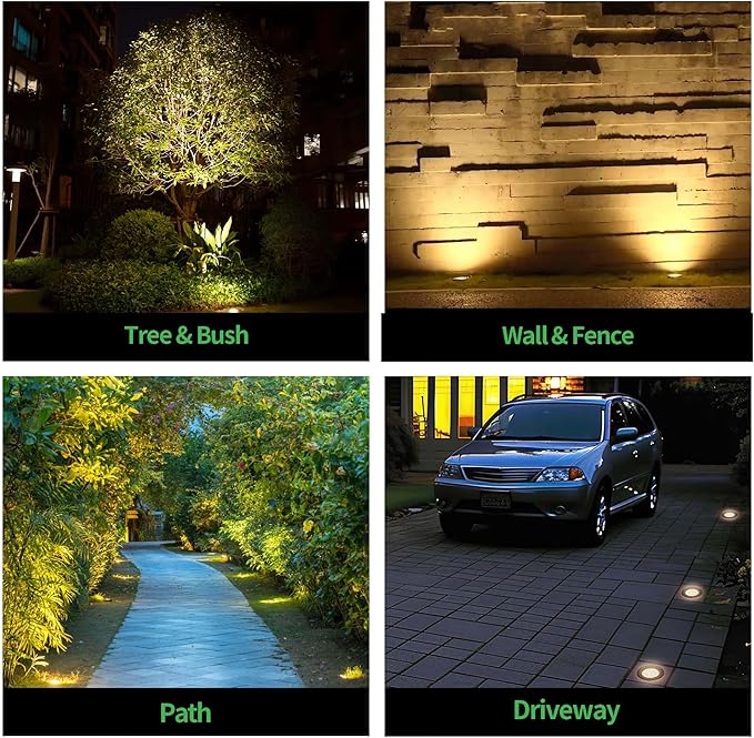 Well Lights Low Voltage, 12V In Ground LED Landscape Lights, IP67 Waterproof - Image 5
