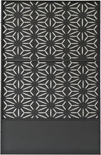Oakland Living 6 ft. X 4 ft. Black Freestanding Metal Privacy Screen Room - Image 4