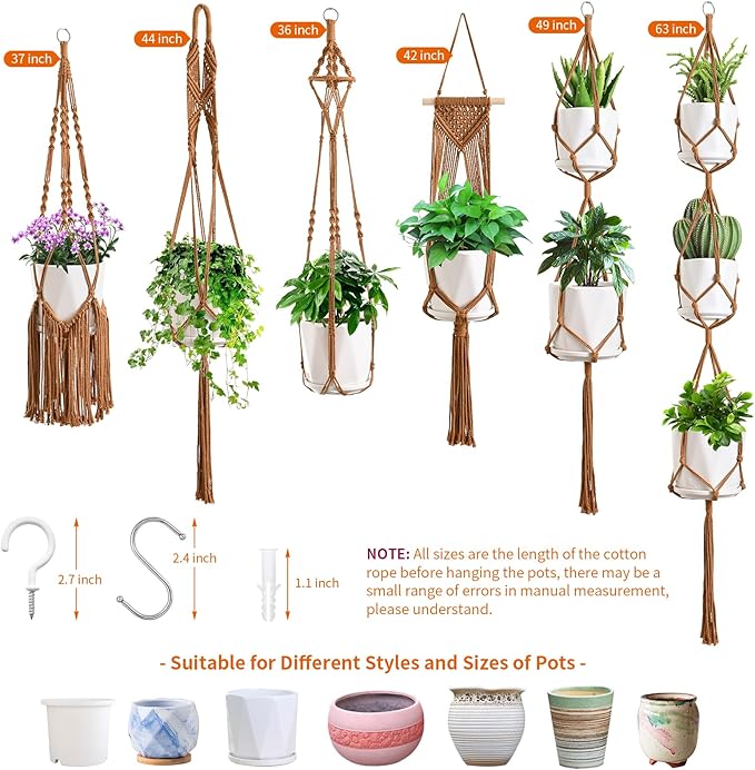 Macrame Plant Hangers - Image 7
