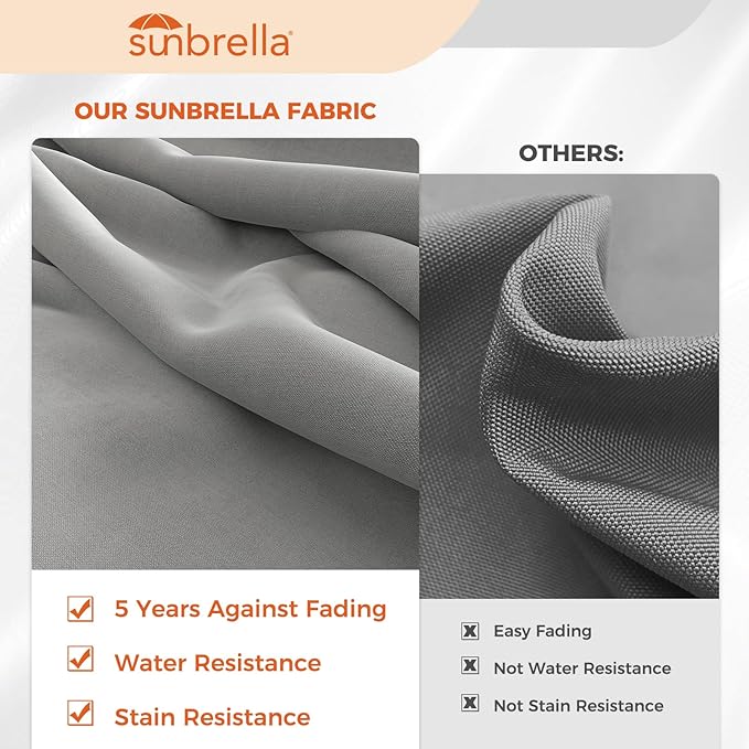 Grand patio 12 FT Sunbrella Cantilever Umbrella - Image 2