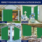 PureFit Outdoor Curtains for Patio Waterproof Weatherproof, UV Resistant - Image 5