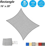 ASTEROUTDOOR Sun Shade Sail Rectangle 16' x 20' UV Block Canopy - Image 2