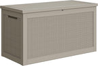 YITAHOME XXL 260 Gal Large Deck Box, Outdoor Resin Storage Box, Rattan Storage - Image 7