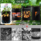 3 Pack 15 Gallon 360° Visibility Potato Grow Bags - Image 5