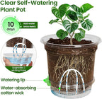 MIXC 12 Packs 6.5 Inch Self Watering Pots - Image 2