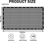 Sun Shade Cloth with Grommets, 90% UV Protection Shade Fabric, Pergola Shade - Image 2