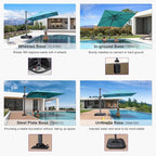 PURPLE LEAF 8' X 8' Patio Umbrella - Image 3