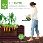 Best Choice Products 6x3x2ft Outdoor Metal Raised Garden Bed, Deep Root Box - Image 3