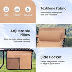 Folding Chaise Lounge Chair - 400lb Capacity - Image 8